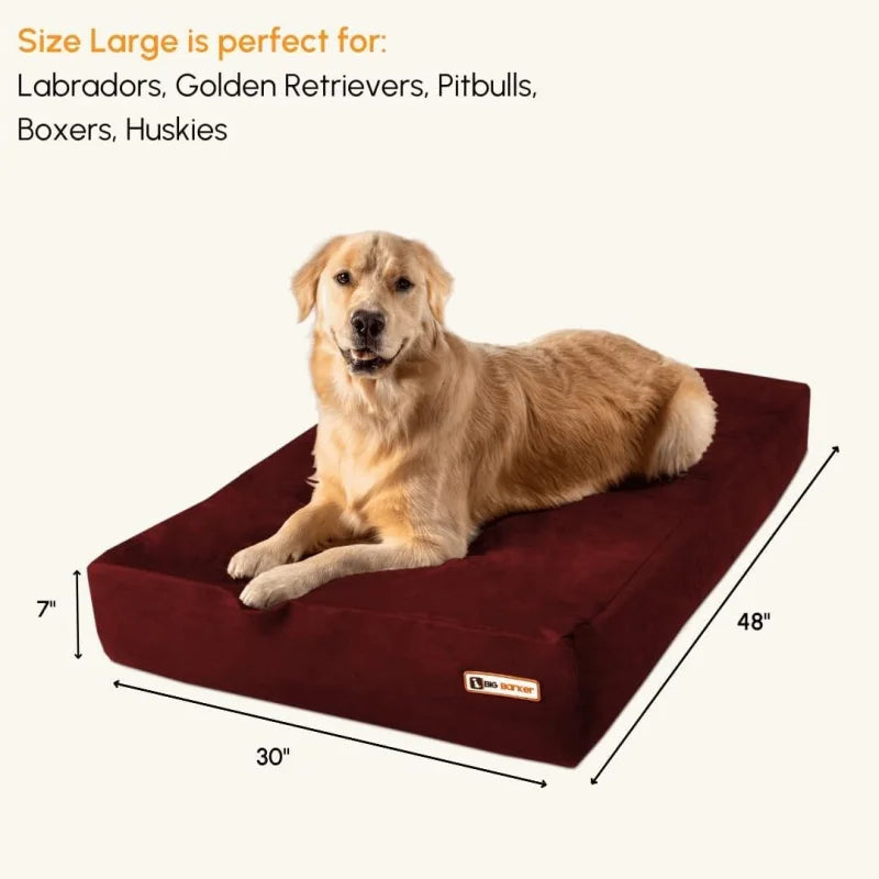 Big Barker Sleek Orthopedic Dog Bed - 7” Dog Bed